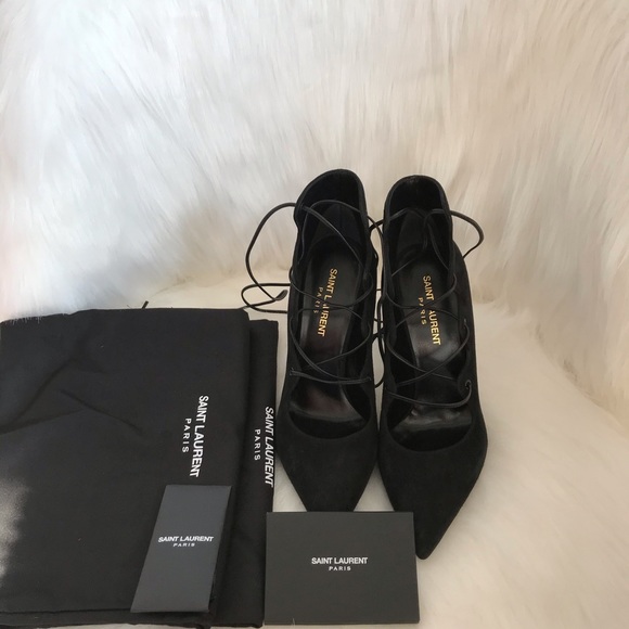 Saint Laurent lace up pump size 36 - Picture 1 of 8